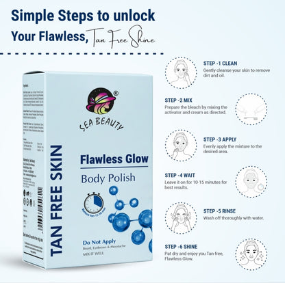 Sea Beauty Tan Polish Face Body✅