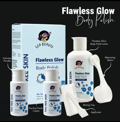 Sea Beauty Tan Polish Face Body✅
